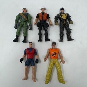 Lot of‎ 5 Chap Mei Action Figures Safari Scuba Diver Military Construction